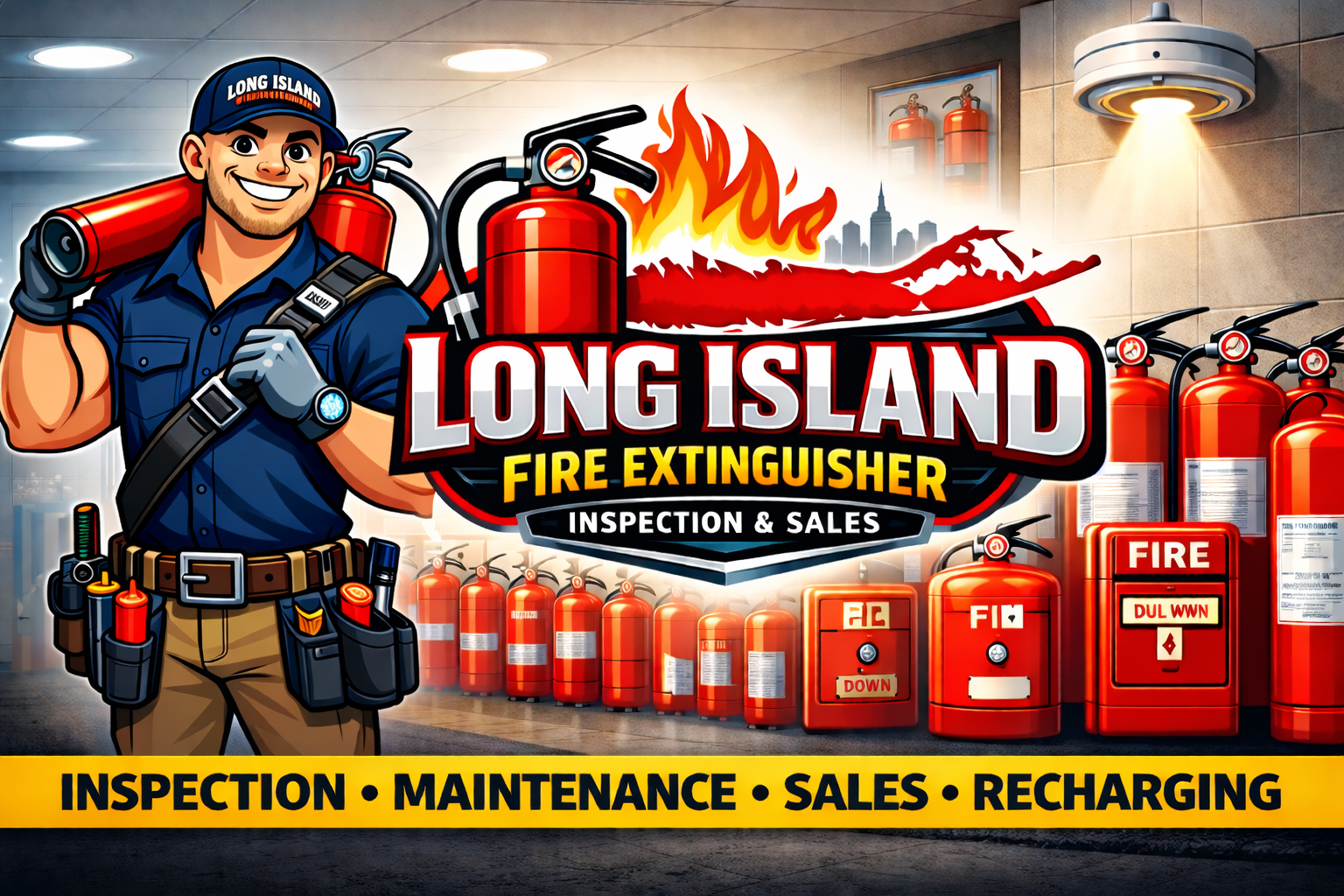 Long Island Fire Extinguisher Inspection & Sales - Professional Service